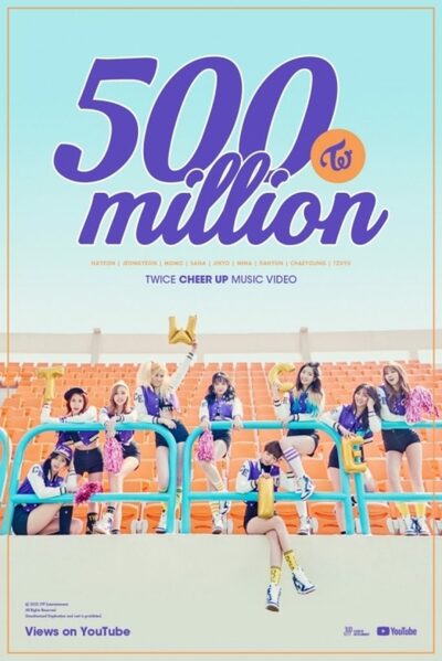 TWICE、「CHEER UP」MVが5億ビュー突破 – KOREA WAVE