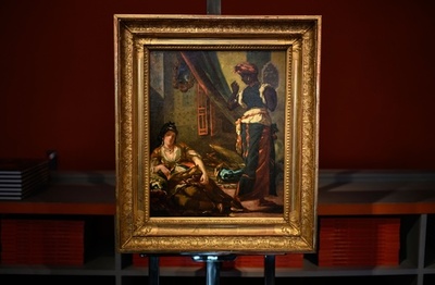 ドラクロワ作「アルジェの女たち」のスケッチ、仏で初公開 昨年発見