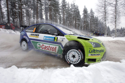 ＜07WRC スウェディッシュラリー＞グロンホルム 第1レグを終え総合首位に立つ - スウェーデン