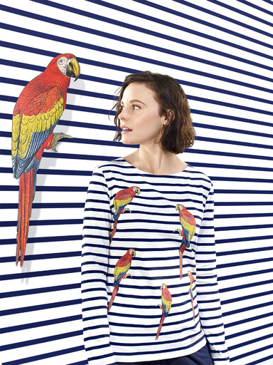 仏老舗標本屋「デロール」とコラボ、動植物柄がキュートな「プチバトー」