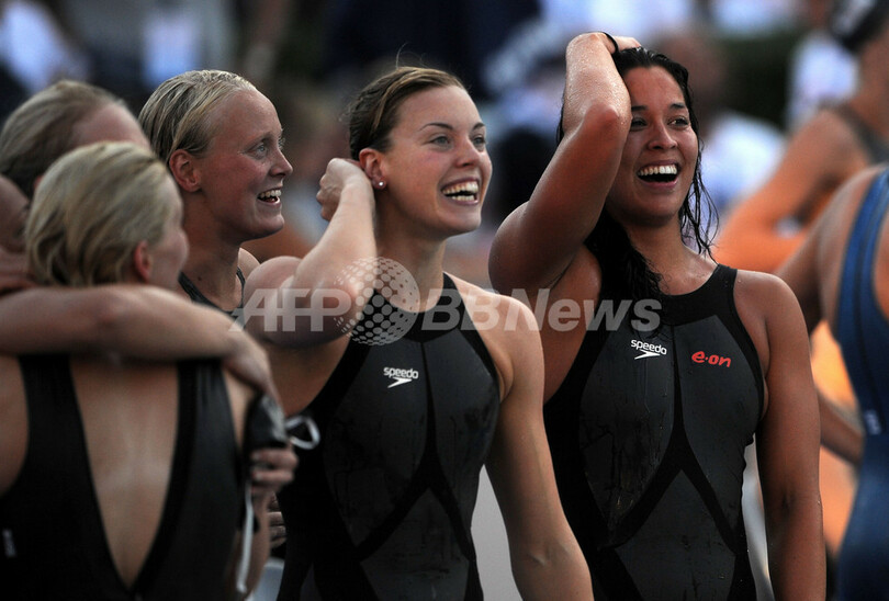 オランダ 世界新で女子4 100メートルリレー優勝 世界水泳 写真9枚 国際ニュース Afpbb News