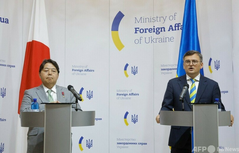 「日本の支援忘れない」 ウクライナ訪問の林外相に謝意