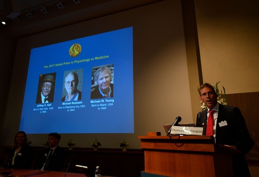 2017年のノーベル医学生理学賞 米科学者3氏に 写真9枚 国際ニュース Afpbb News