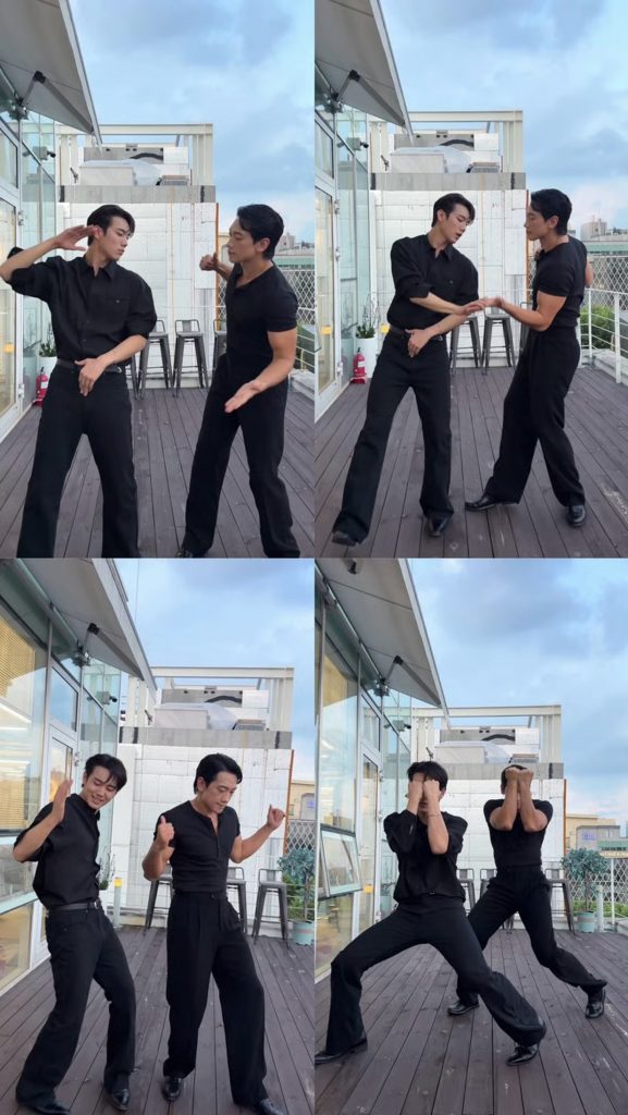 P1Harmony インタク　ツーショ　リリイベ P1Harmonyインタク、RAINと「Hip Song」チャレンジ 写真枚 国際