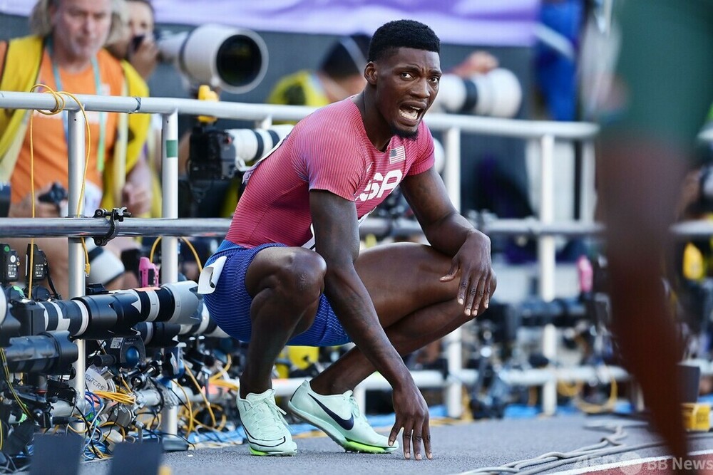 100m王者カーリー、けがでリレーは欠場 世界陸上 写真4枚 国際ニュース:AFPBB News