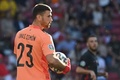 東京五輪のサッカー男子スペイン代表に選出されたウナイ・シモン（2021年6月28日撮影）。(c)Jonathan NACKSTRAND / POOL / AFP