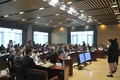 日本語学院設立式の会場（2019年3月10日撮影）。(c)Xinhua News