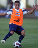 練習に臨むファビオ・カンナヴァーロ（%%Fabio Cannavaro%%）。(c)AFP/FERENC ISZA