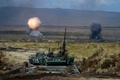 ロシア東部シベリア地方のチュゴル軍事演習場で行われた軍事演習「ボストーク2018」（2018年9月13日撮影）。(c)AFP PHOTO / Mladen ANTONOV