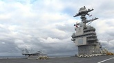 動画：米海軍新型空母「ジェラルド・フォード」 訓練公開