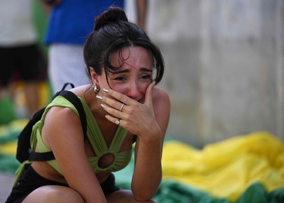 ブラジル敗退決定、母国のファンは落胆し涙 カタールW杯