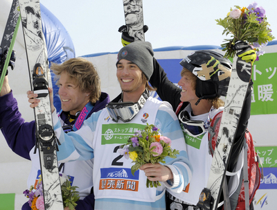 ロランが男子ハーフパイプ優勝、フリースタイルスキー世界選手権