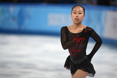 フィギュア女子シングルで15位のザン・ケーシン、ソチ五輪