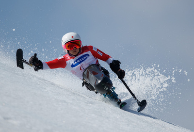 村岡桃佳が大回転で金、今大会4個目のメダル獲得 平昌パラ