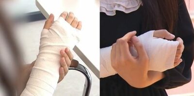 教え子に殴られ、利き腕がギプスでガチガチ…そんな教師にソウル教育当局「告発書は自筆で書け」