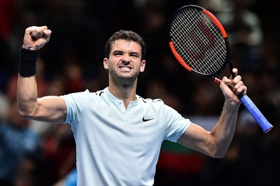 ディミトロフ4強、ゴフィン粉砕で「何してもうまくいく日」 ATPファイナル