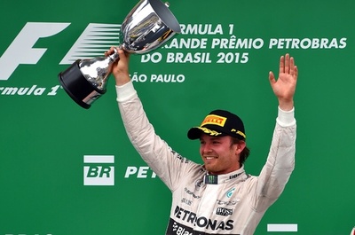 ロズベルグがブラジルGP連覇、今季5勝目を挙げ総合2位が確定