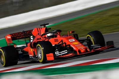 ベッテルがクラッシュ、最速タイムはサインツ F1合同テスト