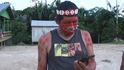 アマゾン奥地でもネット接続 スターリンク設置