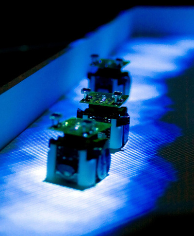 「光の道」進む小型ロボットでアリの動きを再現、米仏チーム