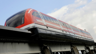 ドイツの高速リニアモーターカー、試験走行