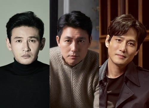  (左から)ファン・ジョンミン、チョン・ウソン、パク・ヘジュン　/　写真提供＝SEM COMPANY、Artist COMPANY、PLEO ent 