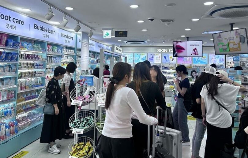 ソウル・明洞のダイソー店舗 (c)NEWSIS