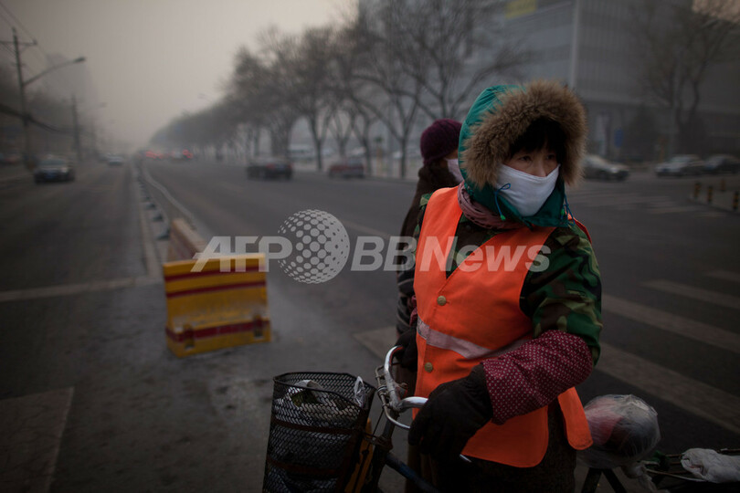 北京市内の大気汚染が危険水準、市と米大使館の測定値に大きな差