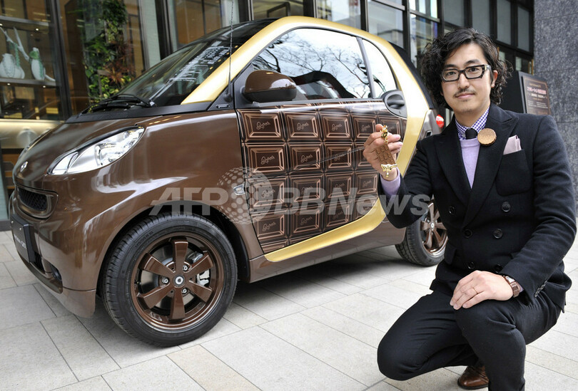 Q Pot スマート 板チョコ仕様の特別車が誕生 写真5枚 国際ニュース Afpbb News