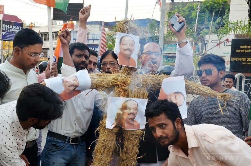 16歳少女レイプ焼殺事件、主犯格の男を逮捕 インド東部