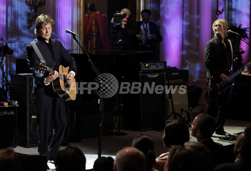 P・マッカートニー氏に第3回ガーシュイン賞、ホワイトハウスで大歓迎