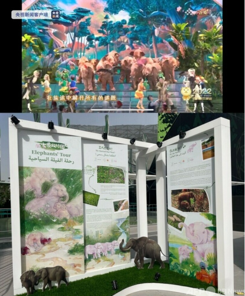 ドバイ国際博覧会の中国館が「春晩」をリアルタイム上映