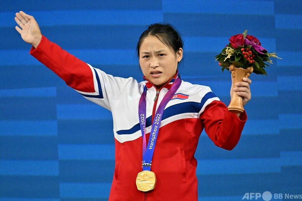 北朝鮮2選手が世界新で金メダル アジア大会・重量挙げ女子 写真9枚 国際ニュース：AFPBB News