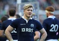 ラグビーシックスネーションズ第5週、スコットランド対アイルランド。試合に敗れ、落胆するスコットランドのデビッド・デントン（2015年3月21日撮影）。(c)AFP/IAN MACNICOL