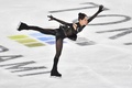 24-25フィギュアスケートグランプリ（GP）シリーズ第3戦、フランス杯、女子シングル・ショートプログラム（SP）。演技に臨む金彩然（2024年11月1日撮影）。(c)JEAN-FRANCOIS MONIER / AFP