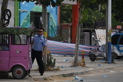 中国の幼稚園爆発、原因は手製爆弾で容疑者は死亡 警察発表