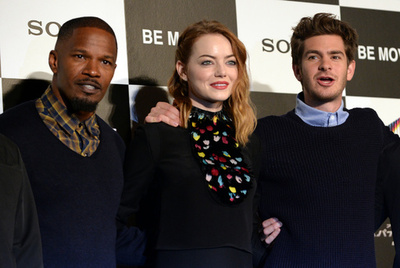 映画「スパイダーマン」最新作、来日会見