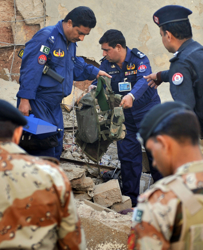 カラチで武装勢力の隠れ家が爆発、内相の襲撃準備か パキスタン