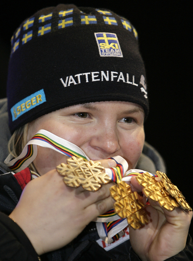 ＜アルペンスキー第39回世界選手権＞パーション 女子回転で4個目のメダルを獲得 - スウェーデン