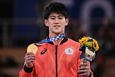 橋本大輝が東京五輪2冠達成、種目別鉄棒で金メダル