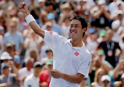 錦織が決勝進出、世界1位ジョコビッチ下す 全米オープン