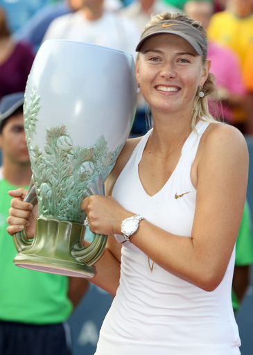 シャラポワ ヤンコビッチ下し優勝、W&Sオープン