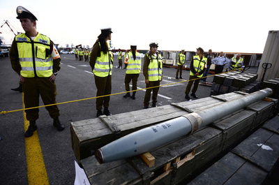 イスラエル軍、武器運搬船を拿捕 イランからヒズボラ向けか