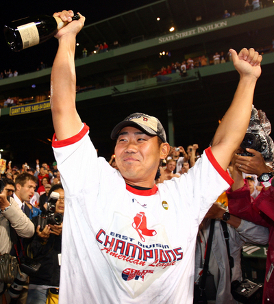 レッドソックスが地区優勝 松坂は15勝目