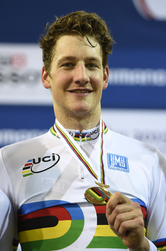 クンがボブリッジ破り男子追い抜き制す、トラック世界選手権