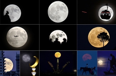 【写真特集】「超スーパームーン」 世界各地で観測