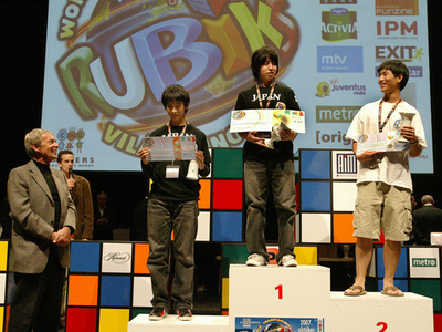 ルービックキューブ世界選手権、日本人が金メダル
