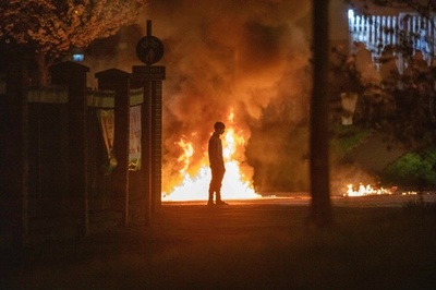 北アイルランドでプロテスタント系デモ相次ぐ 英離脱協定に不満