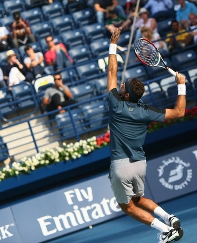 デルポトロが準決勝進出、ドバイ・テニス選手権