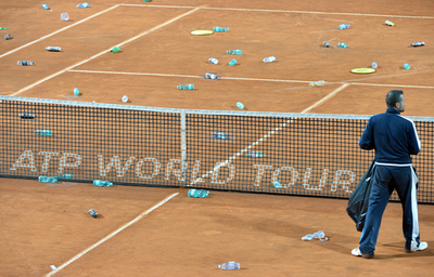 男子シングルス決勝が順延、イタリア国際